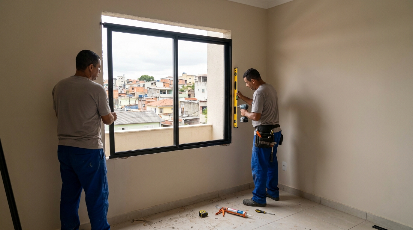 Fechamento de Ambientes em Olarias, Ponta Grossa‑PR