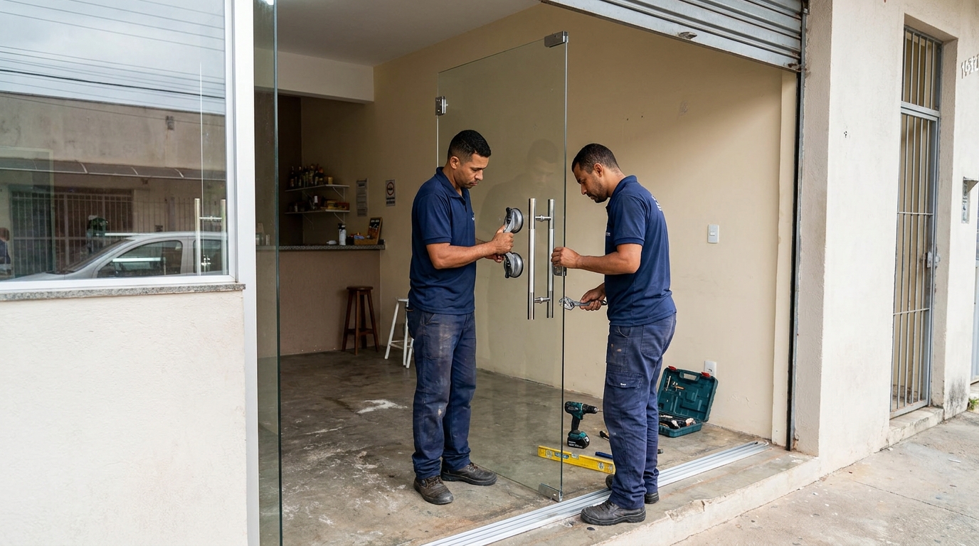 Portas em Vidro em Ronda, Ponta Grossa‑PR