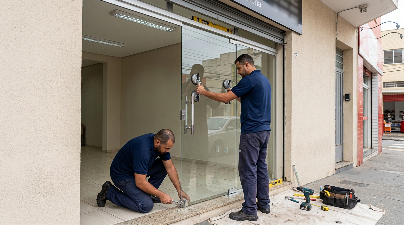 Portas Residenciais e Comerciais na Colônia Dona Luíza, Ponta Grossa‑PR