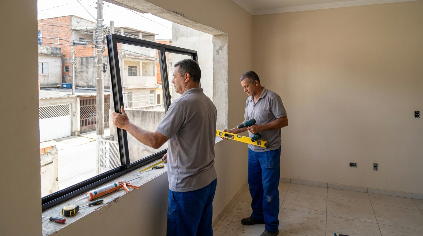 Esquadrias de Alumínio em Olarias, Ponta Grossa‑PR